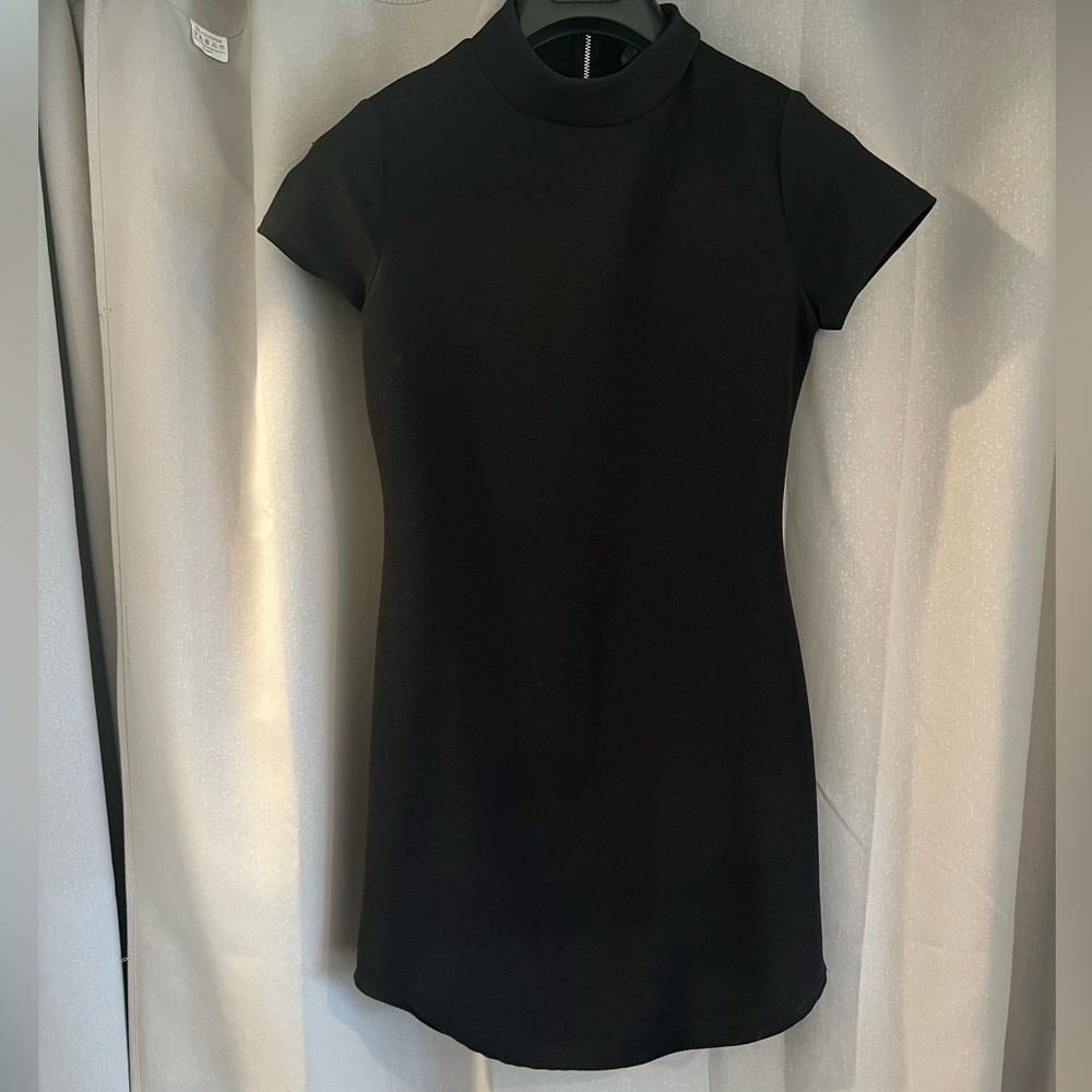 Little black dress with collar detail size small
